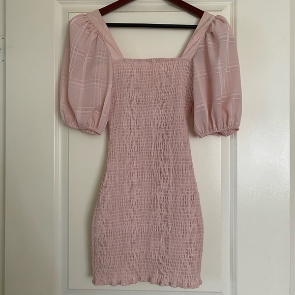 LPA Smocked Dress w Luff sleeve / size Small - Picture 2 of 7